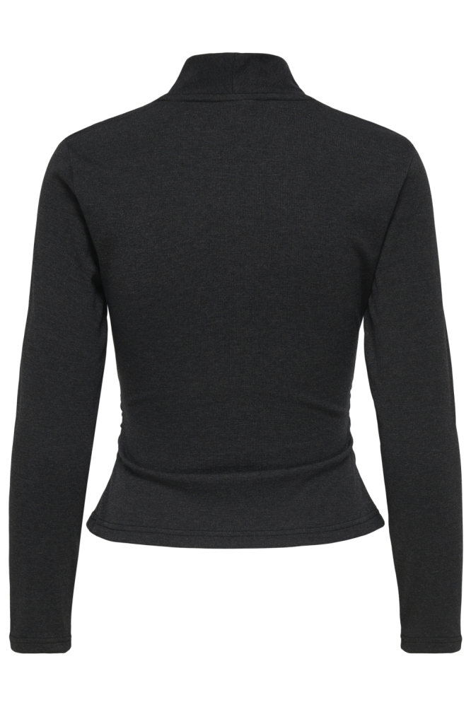 Jacqueline de Yong grijze dames t-shirt | Achteraanzicht