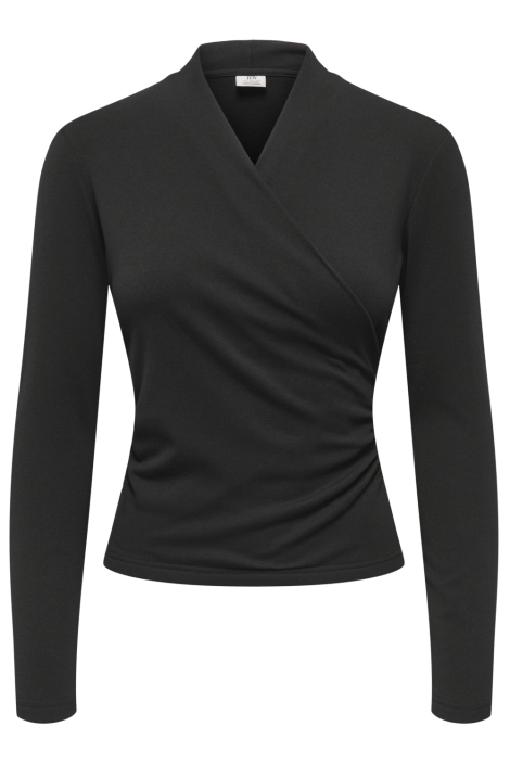 Jacqueline de Yong zwarte dames t-shirt | Vooraanzicht