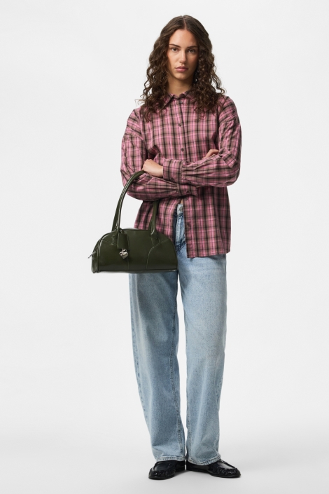 Pieces bruine dames blouse | Model