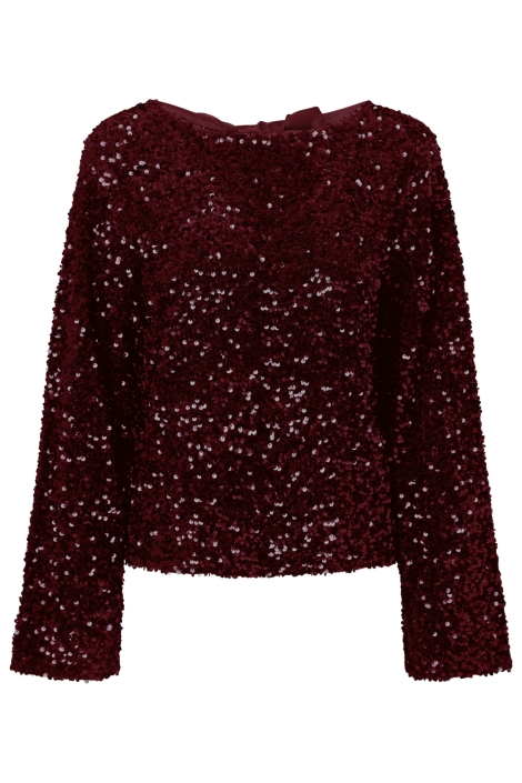 Pieces bordeaux dames top | Vooraanzicht