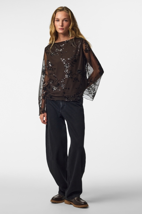 Pieces bruine dames top | Model