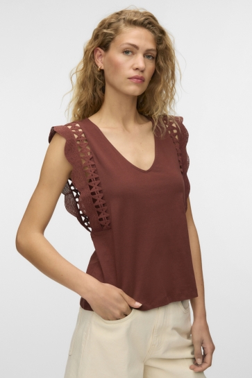 Vero Moda Top VMGABBY SL V-NECK TOP JRS GA 10339862 Andorra