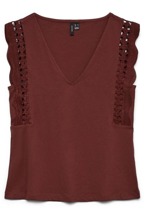 Vero Moda bruine dames top | Vooraanzicht