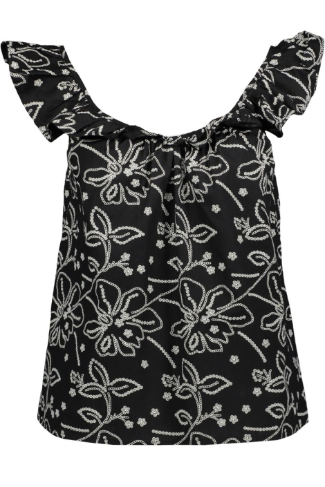 Vero Moda zwarte dames top | Vooraanzicht