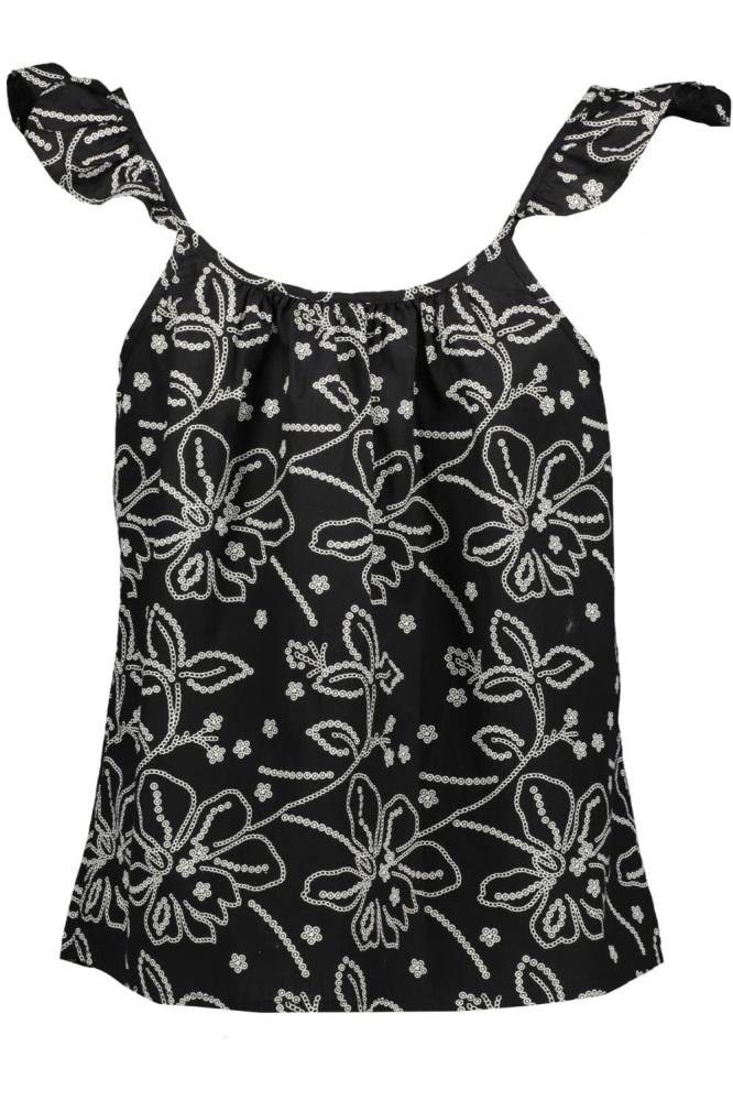 Vero Moda zwarte dames top | Achteraanzicht