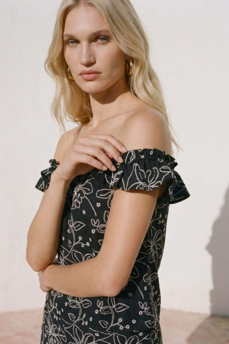 Vero Moda zwarte dames top | Model