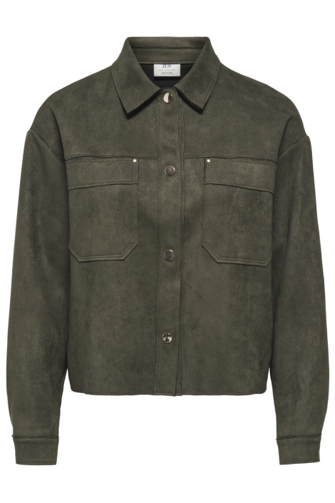 Jacqueline de Yong groene dames blouse | Vooraanzicht