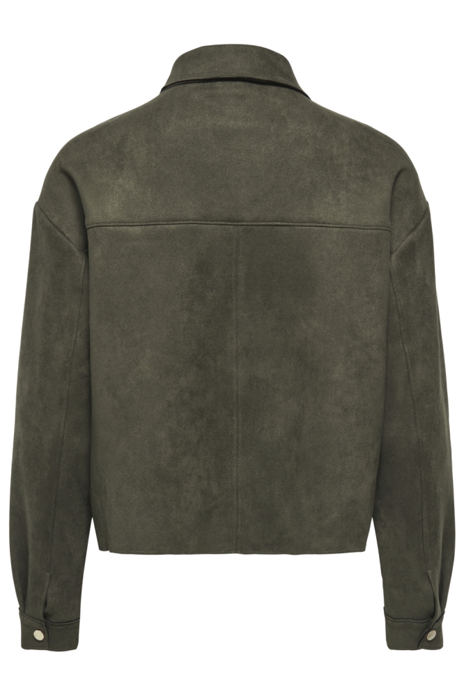 Jacqueline de Yong groene dames blouse | Achteraanzicht