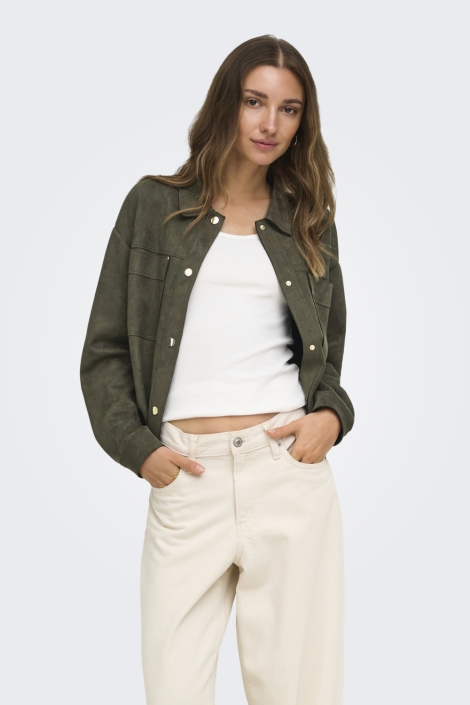 Jacqueline de Yong groene dames blouse | Model