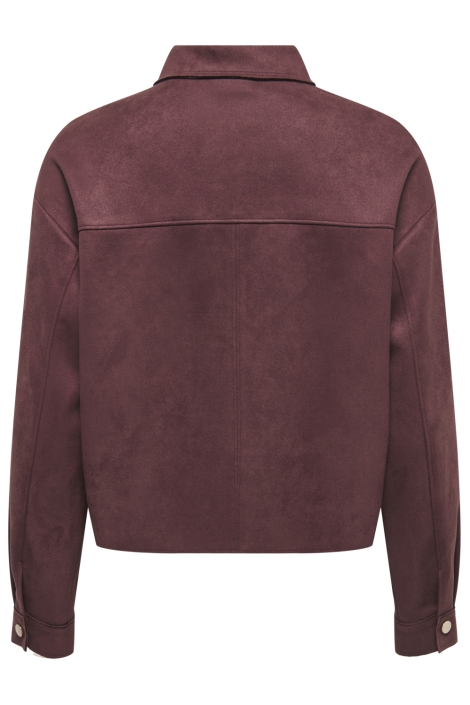 Jacqueline de Yong bordeaux dames blouse | Achteraanzicht