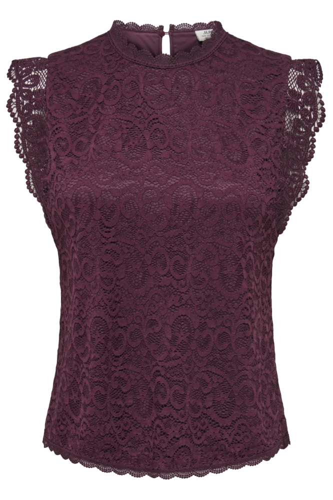 Jacqueline de Yong bordeaux dames top | Vooraanzicht