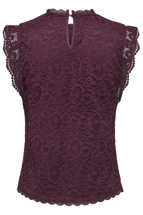 Jacqueline de Yong bordeaux dames top | Achteraanzicht