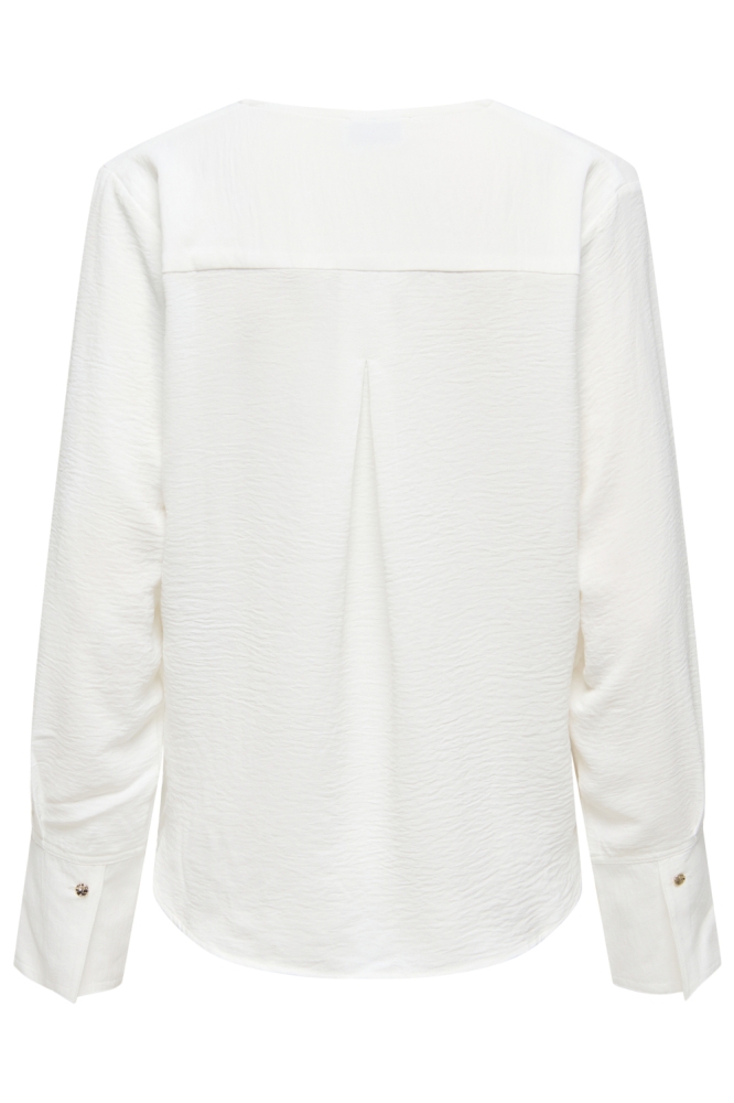 Jacqueline de Yong witte dames blouse | Achteraanzicht