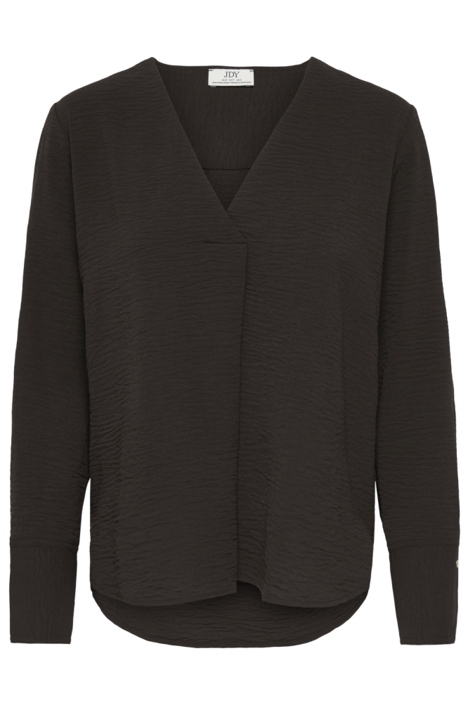 Jacqueline de Yong bruine dames blouse | Vooraanzicht