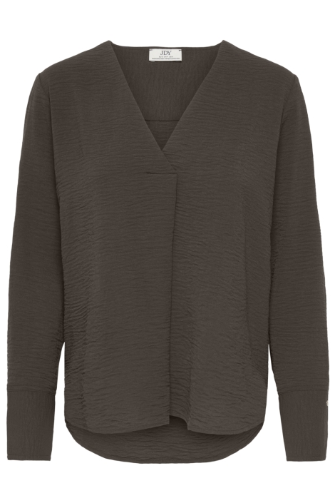 Jacqueline de Yong groene dames blouse | Vooraanzicht