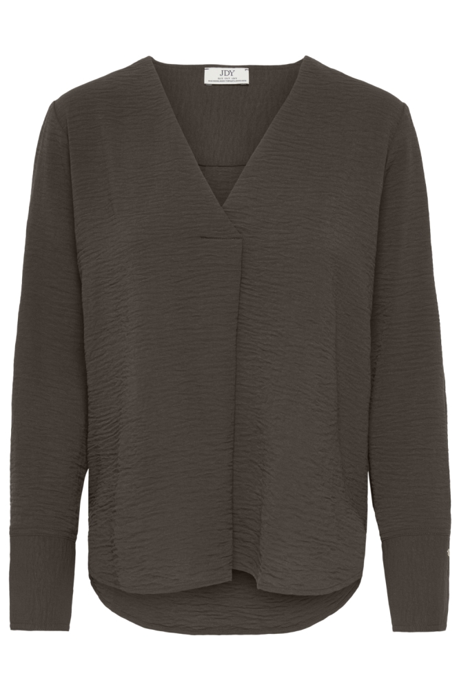 Jacqueline de Yong groene dames blouse | Vooraanzicht