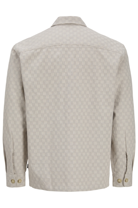 Jack & Jones beige heren overhemd | Achteraanzicht