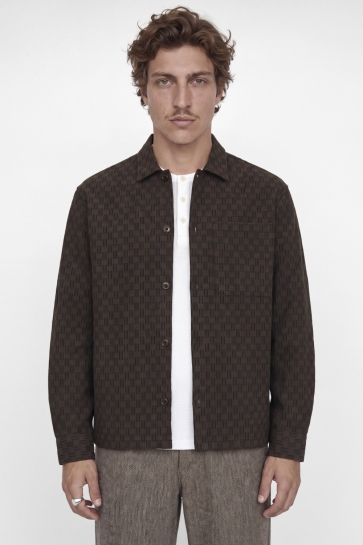 Jack & Jones jprblalandon jacquard l/s overshirt Bruin