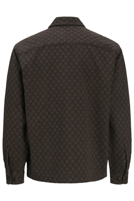 Jack & Jones bruine heren overhemd | Achteraanzicht