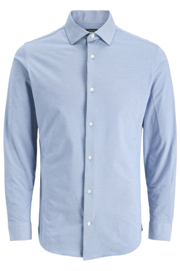 Jack & Jones Overhemd JPRBLAPARKER JERSEY L/S SHIRT 12306308 Chambray Blue