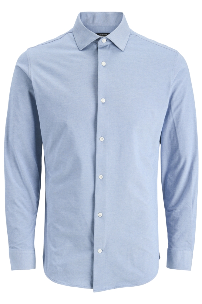 Jack & Jones blauwe heren overhemd | Vooraanzicht