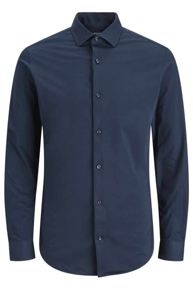 Jack & Jones blauwe heren overhemd | Vooraanzicht