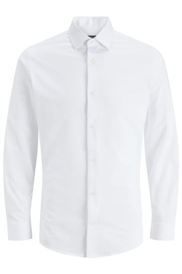 Jack & Jones jprblaparker jersey l/s shirt Wit