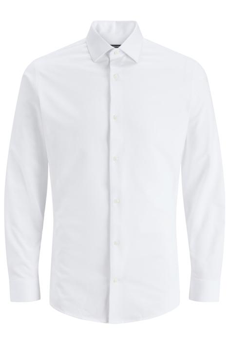 Jack & Jones witte heren overhemd | Vooraanzicht