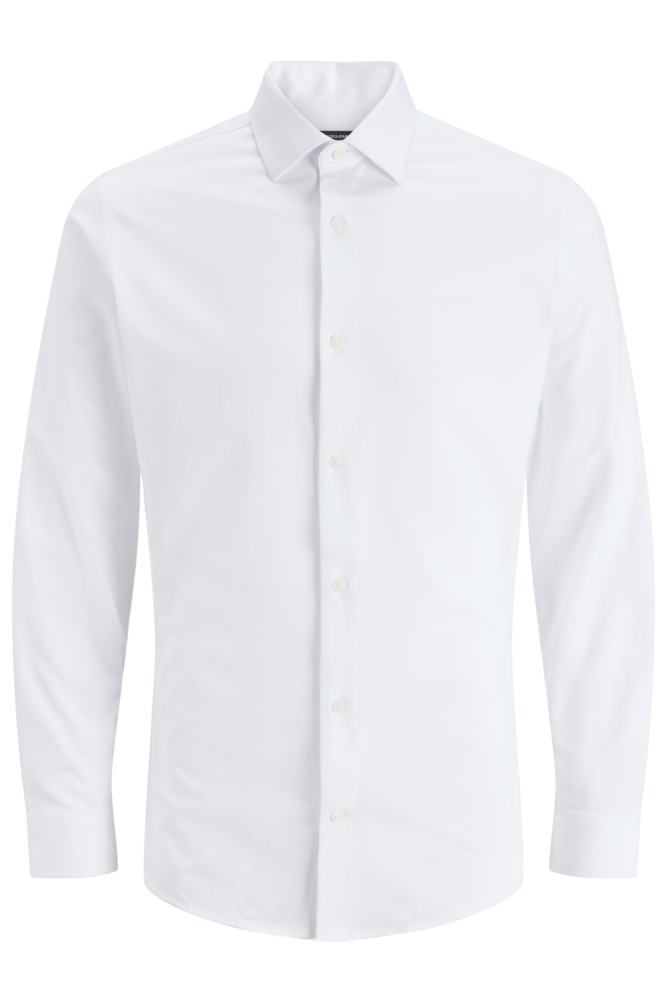 Jack & Jones witte heren overhemd | Vooraanzicht