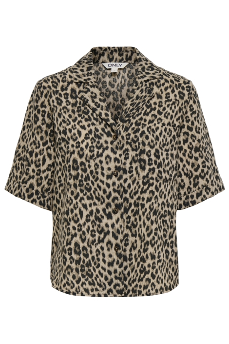 Only zwarte dames blouse | Vooraanzicht