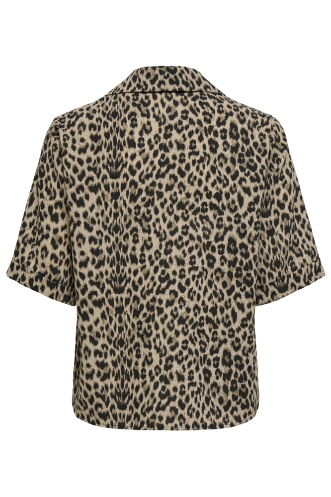 Only zwarte dames blouse | Achteraanzicht