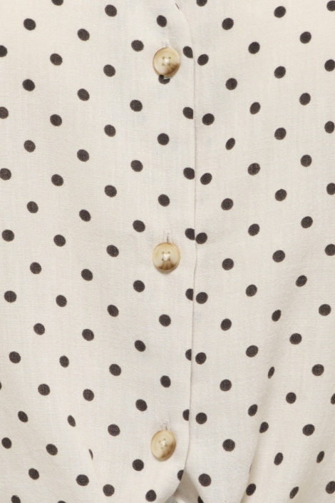 Only ecru dames blouse | Close up