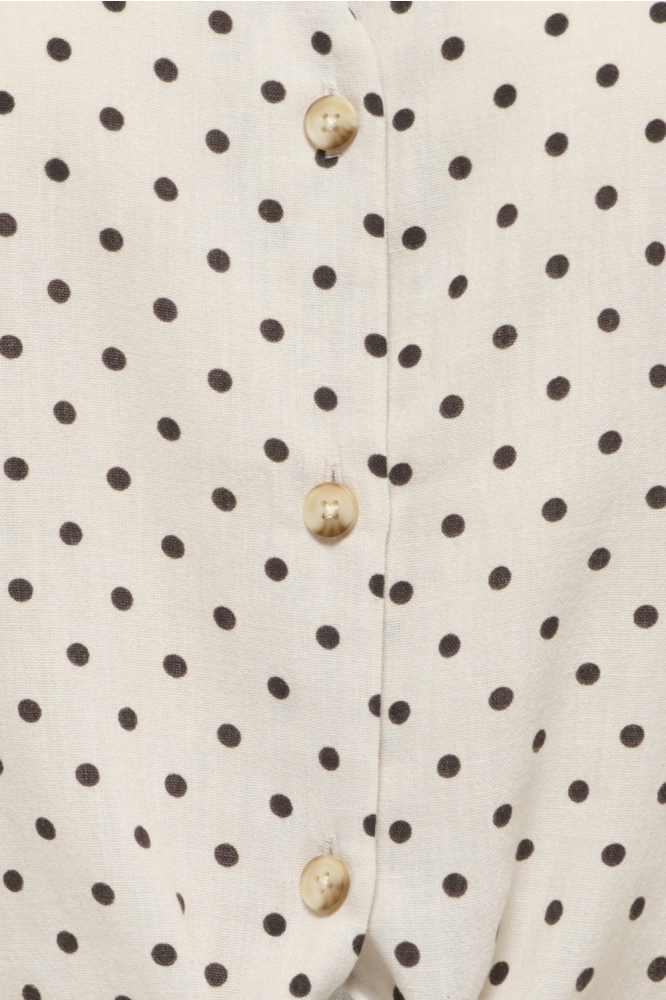 Only ecru dames blouse | Close up