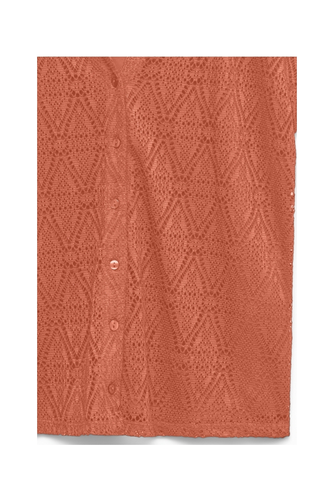 Vero Moda oranje dames blouse | Close up