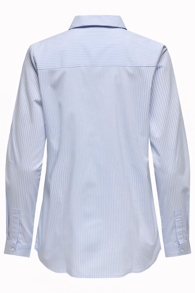 Jacqueline de Yong blauwe dames blouse | Achteraanzicht