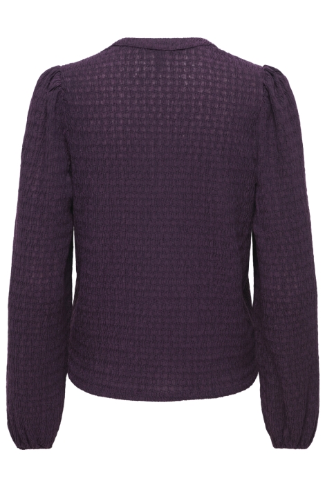 Only paarse dames blouse | Achteraanzicht