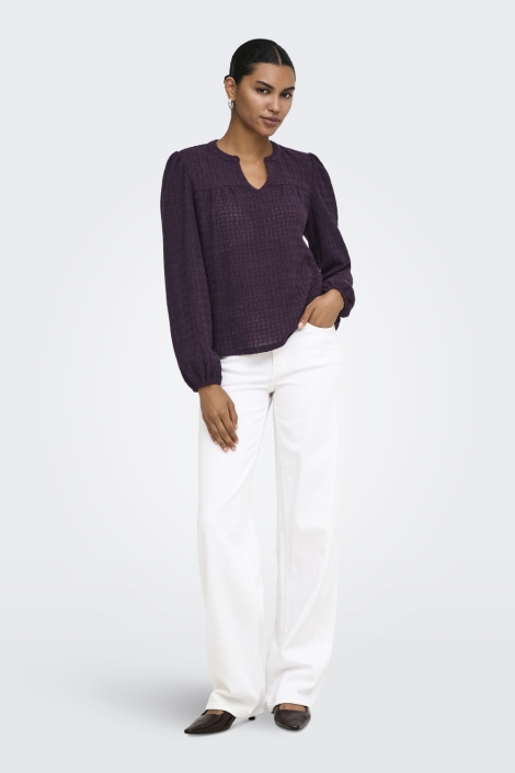 Only paarse dames blouse | Model