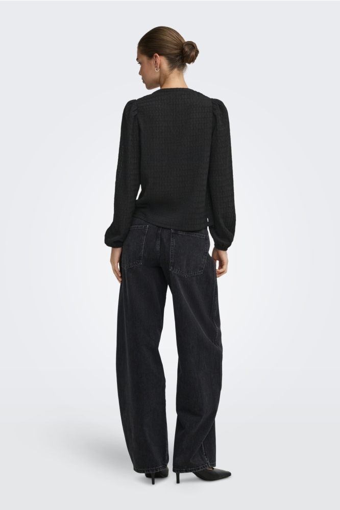 Only zwarte dames blouse | Model