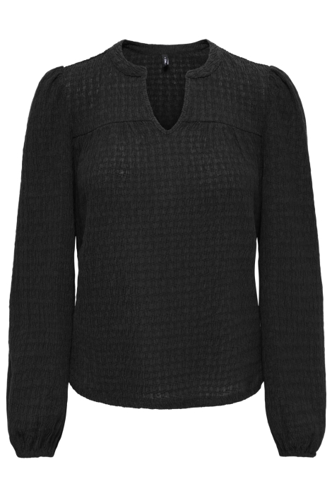 Only zwarte dames blouse | Vooraanzicht