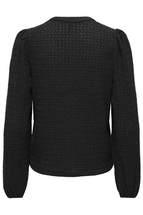 Only zwarte dames blouse | Achteraanzicht