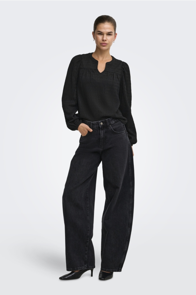 Only zwarte dames blouse | Model