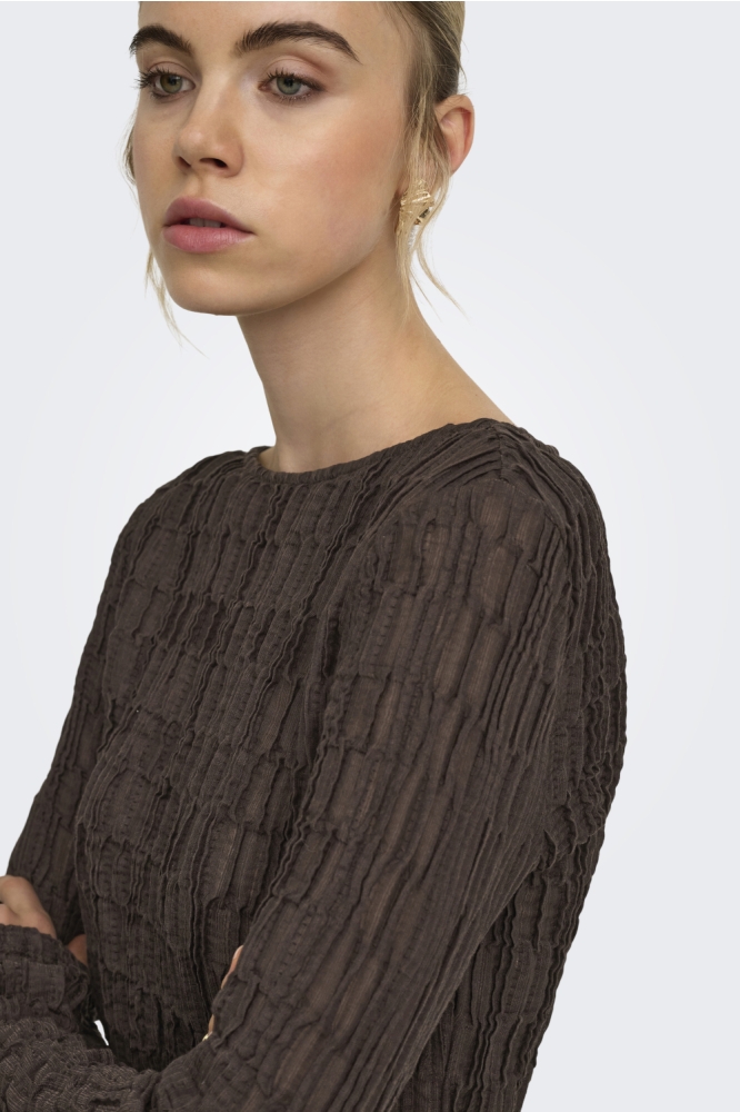 Only bruine dames t-shirt | Close up
