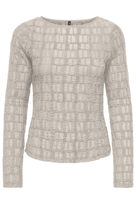 Only beige dames t-shirt | Vooraanzicht