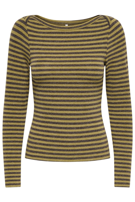 Only bruine dames t-shirt | Vooraanzicht