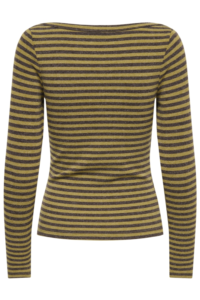 Only bruine dames t-shirt | Achteraanzicht