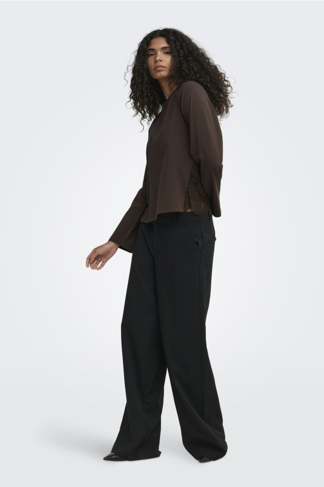 Only bruine dames t-shirt | Model