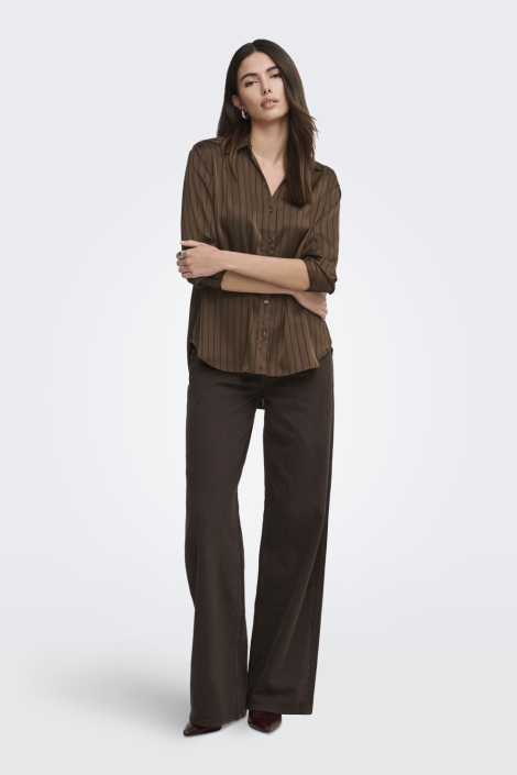 Only bruine dames blouse | Model