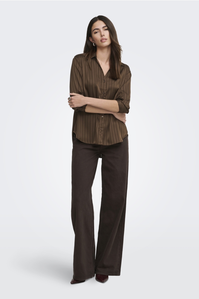 Only bruine dames blouse | Model