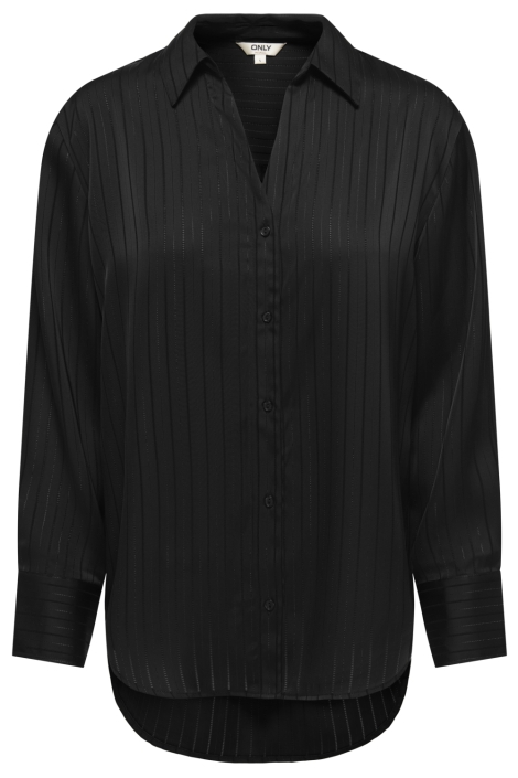 Only zwarte dames blouse | Vooraanzicht