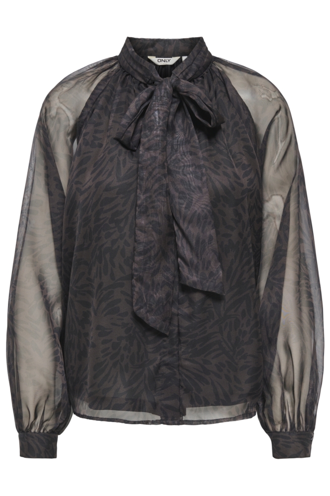 Only bordeaux dames blouse | Vooraanzicht